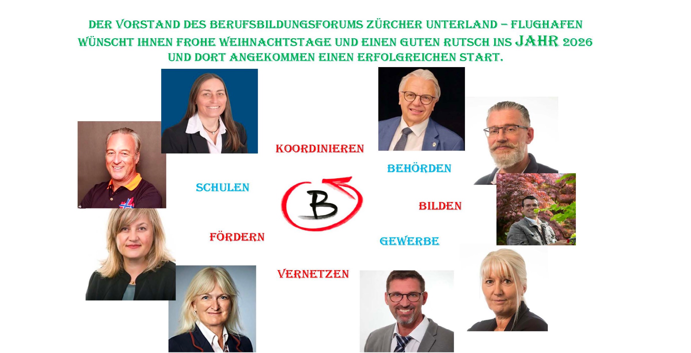 Weihnachtsgrüsse vom Vorstand